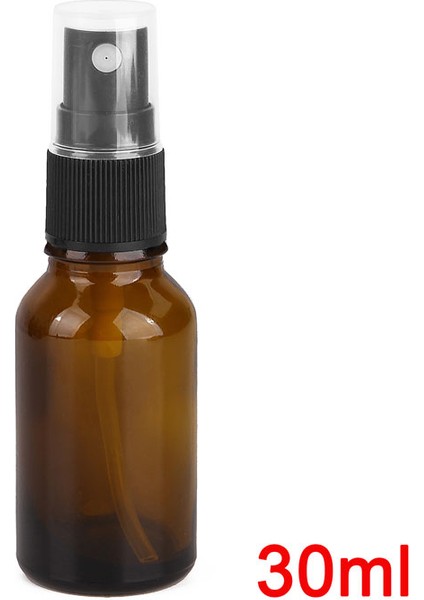 30ML Tarzı ml Mini Taşınabilir Püskürtme Şişesi Boş Amber Cam Şişeler Esansiyel Yağ Sprey Konteyner Kılıf Dolum Seyahat Şişesi (Yurt Dışından)