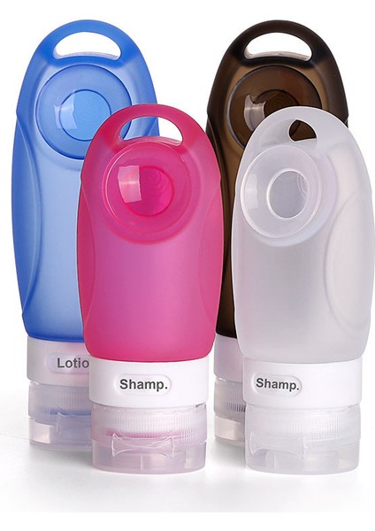 Kırmızı Stil 89ML Taşınabilir Pratik Seyahat Şişesi Basınçlı Boş Silikon Şampuan Kondisyoner Şampuan Konteyneri Emme Bardaklı (Yurt Dışından) fiyatları