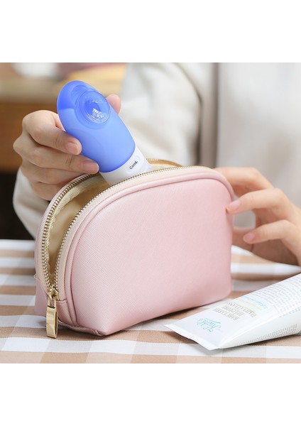 Kırmızı Stil 89ML Taşınabilir Pratik Seyahat Şişesi Basınçlı Boş Silikon Şampuan Kondisyoner Şampuan Konteyneri Emme Bardaklı (Yurt Dışından) fırsatları