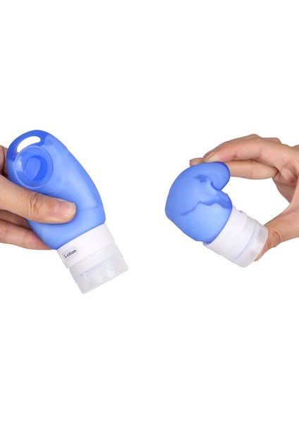 Kırmızı Stil 89ML Taşınabilir Pratik Seyahat Şişesi Basınçlı Boş Silikon Şampuan Kondisyoner Şampuan Konteyneri Emme Bardaklı (Yurt Dışından) indirimleri