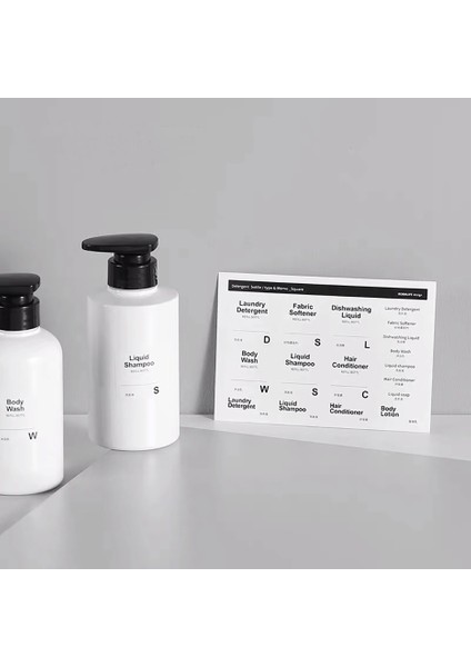 No.5 Tarzı Şampuan Losyon Sabun Dağıtıcısı Kıyafet Çamaşır Odası Mutfak Ev Kullanımı Için Baskılı Etiketler Kendinden Yapışkanlı Şişe Etiketleri (Yurt Dışından) modelleri