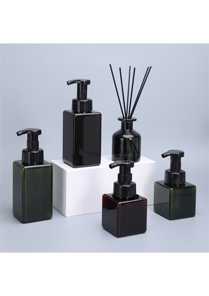 250ML Yeşil Stil Boş Köpük Şişe Yeniden Doldurulabilir Kap 250ML 450ML - Esansiyel Yağ Sabun Losyon Şampuan Yüksek Paketleme Kabı (Yurt Dışından) modelleri