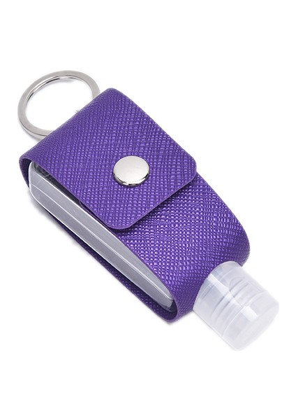 Beyaz Stil 1 Adet Sevimli Karikatür 30ML Mini El Dezenfektanı Bölünmüş Şişeler Taşınabilir Ayrılabilir Kapak Silikon Banyo Duş El Jeli Tutucu (Yurt Dışından)