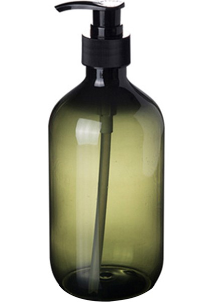 Yeşil 500ML Stili Basınçlı Şişe Vücut Yıkama Şampuanı Dispenser Şişeleri Sabunluk Banyo Pompası Şişesi Ev Banyo Saklama Malzemeleri (Yurt Dışından)