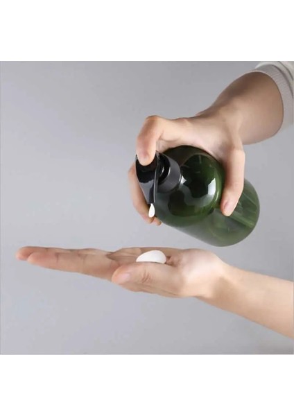 Yeşil 500ML Stili Basınçlı Şişe Vücut Yıkama Şampuanı Dispenser Şişeleri Sabunluk Banyo Pompası Şişesi Ev Banyo Saklama Malzemeleri (Yurt Dışından) indirimleri