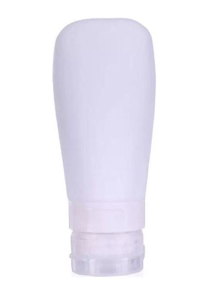 Krem Tarzı 90ML Silikon Seyahat Şişesi ml Boş Sıkma Seyahat Kapları Sızdırmaz Doldurulabilir Şampuan Sprey Kondisyoner Losyon Için (Yurt Dışından)