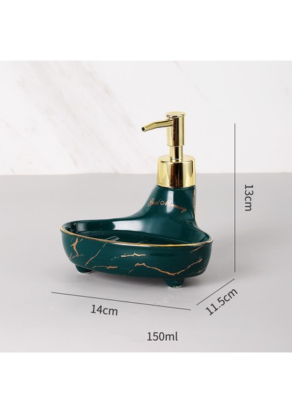 B1 Stili Nordik Sıvı Sabunluk Seramik Çok Fonksiyonlu Sabunluk El Dezenfektanı Tutucu Bileklikli El Dağıtıcısı Banyo Aksesuarları - (Yurt Dışından)