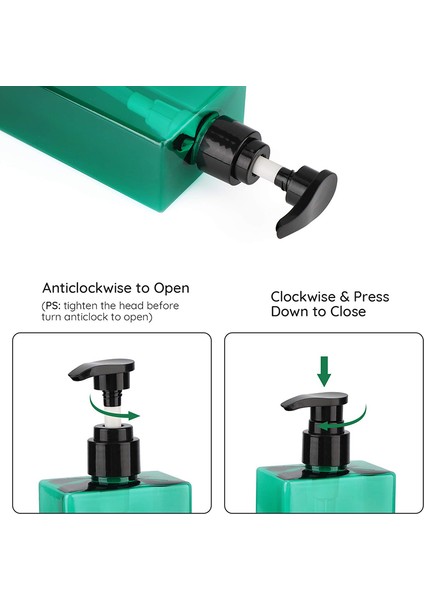 Siyah Stil Şampuan 500ML Pet Şampuan Duş Jeli Şişe Sıvı Sabunluk Kondisyoner El Sabunu Kapak Banyo Aksesuarları (Yurt Dışından) fırsatları