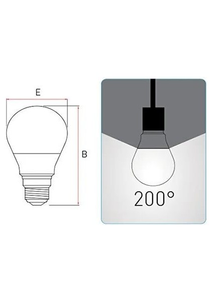 14W 4000K Ilık Beyaz E27 LED Ampul