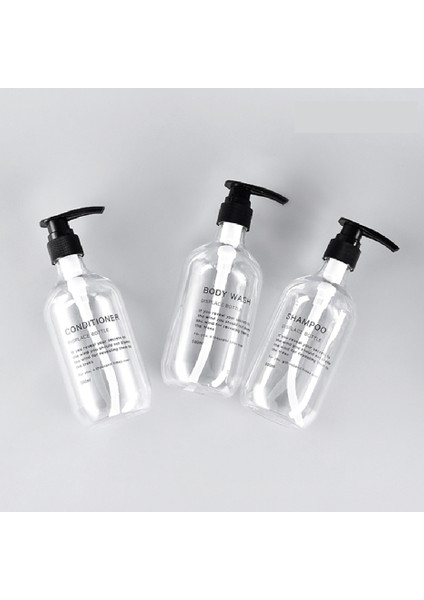 Siyah Harfler Stili Şeffaf Şampuan Vücut Yıkama Saç Kremi Etiketleri Banyo Duş Şampuanı Sabunluk Etiketi (Yurt Dışından) fırsatları