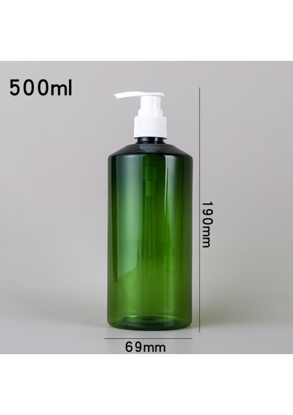 H Tarzı Yeşil Sabunluk Şişeler Taşınabilir El Dezenfektanı Şampuan Losyon Saklama Kabı Banyo Alt Şişe (Yurt Dışından)