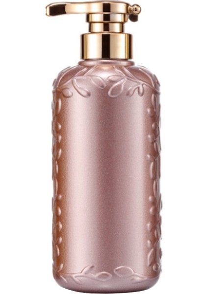 Pembe Tarzı 500ML Oval Yaprak Sabun Şişesi Şampuan Duş Jeli Boş Şişeler Dolum Yapılabilir Sabunluk Mutfakbanyo Için (Yurt Dışından)