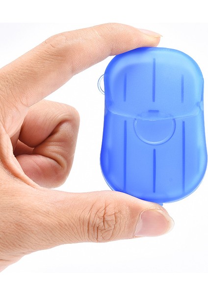 Yeşil Stil Açık Hava Seyahat Sabun Kağıt Yıkama El Banyo Temiz Kokulu Dilim Sayfaları Tek Kullanımlık Kutu Sabun Mini Kağıt Sabun Taşınabilir (Yurt Dışından)