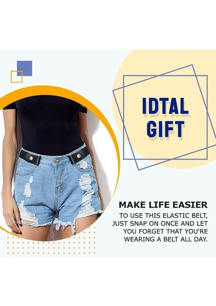 Haki Stili 120CM Buckle-Free Görünmez Elastik Bel Kemer Kolay Kemer Kadınlar Için Bel Elastik Streç Kot Görünmez Kemerler (Yurt Dışından) modelleri