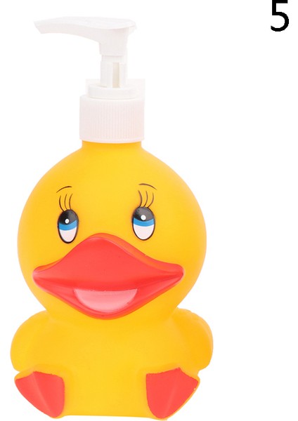 A5 Stili Sevimli Karikatür Hayvan El Sabunu Pompası Losyon El Sabunu Şampuan Duş Jeli Dağıtıcı (Yurt Dışından)