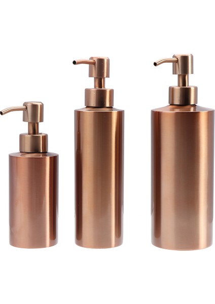 250ML Tarzı Gül Altın/gümüş Sıvı Sabun Pompalı Şişe Losyon El Dezenfektanı Şampuan Paslanmaz Çelik Şişe Banyo (Yurt Dışından) fırsatları