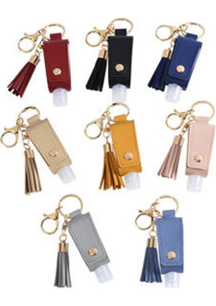 No.6 Tarzı 30ML Taşınabilir Anahtarlık El Dezenfektanı Tutucu Seyahat Dolu Şişe Kaplar Flip Kapağı Yeniden Doldurulabilir Şişeler Anahtarlık ile - (Yurt Dışından) modelleri