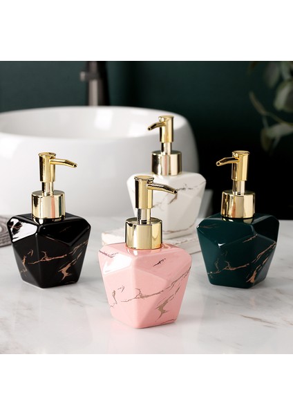 E Stili Ins Nordic Basit Losyon Şişeli Kozmetik Vücut Losyon Şampuan Basın Değiştirme Şişesi Boş Şişe Seramik Şişe (Yurt Dışından) modelleri