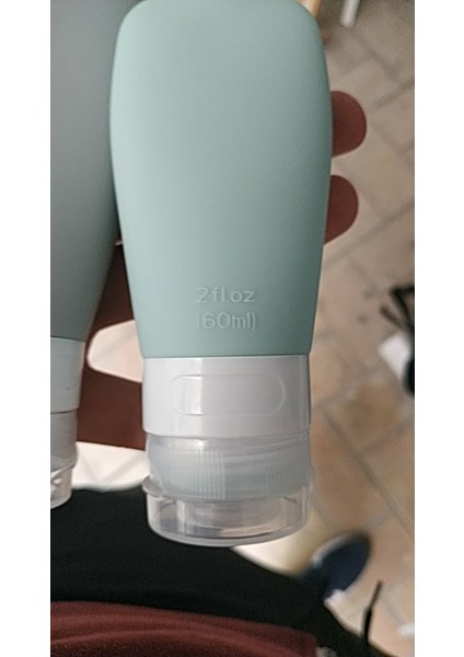 Yeşil-1 Adet Tarzı 60ML 2oz Silikon Doldurulabilir Şişe Seyahat Şampuan Şişesi Losyon Seyahat Paketleme Sıkma Şişeler Taşınabilir Kozmetik Kapları (Yurt Dışından)