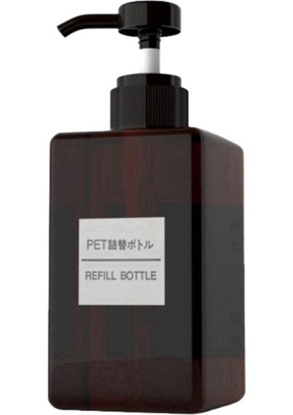 cm 450ML Stili Kozmetik Şampuan Duş Jeli Için Dikdörtgen Doluluk Şişesi Basma Tipi ml (Yurt Dışından)