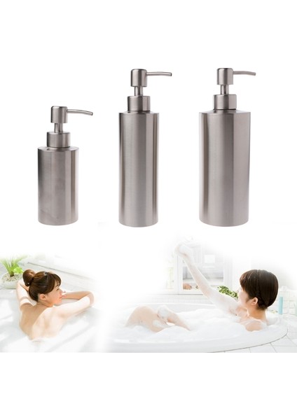 250ML Tarzı 304 Paslanmaz Çelik Pompa Sıvı Sabun Losyon Dispenser Şişe Mutfak Banyo (Yurt Dışından) indirimleri