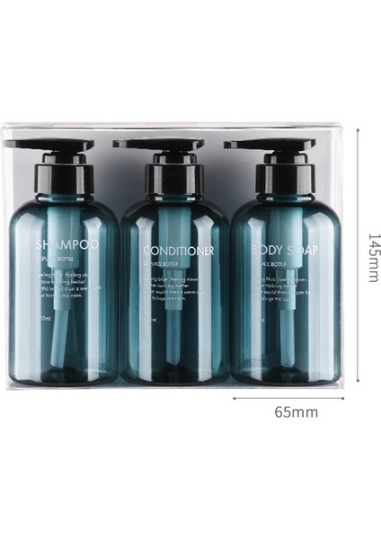 300ML Mavi Stil Saç Kremi (1 Adet) Nordik Sıvı Sabunluk Şişe El Dezenfektanı Şampuan Vücut Yıkama Duş Jeli Şişe Açık Hava Seyahat Araçları 300ML - Amac: (Yurt Dışından)