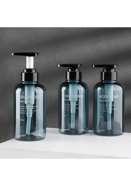 300ML Mavi Stil Saç Kremi (1 Adet) Nordik Sıvı Sabunluk Şişe El Dezenfektanı Şampuan Vücut Yıkama Duş Jeli Şişe Açık Hava Seyahat Araçları 300ML - Amac: (Yurt Dışından) fırsatları