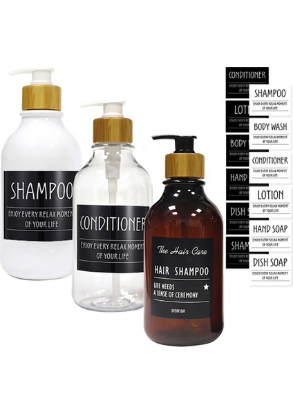 C Stili Vücut Yıkama Sabunluk Banyo Şampuan Vücut Yıkama Şişeleri Ahşap Basın Başlıklı Sıvı Losyon Dolum Şişesi (Yurt Dışından) fiyatları