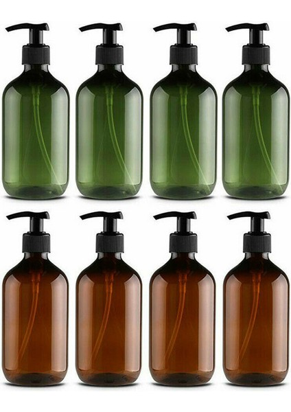 1pc Yeşil 300ML Stili Boş Pompa Şişesi Losyon Şampuan Sıvı Konteyner Seyahat Yuvarlak Omuz Losyon Şişesi Plastik Boş Şişe (Yurt Dışından) indirimleri