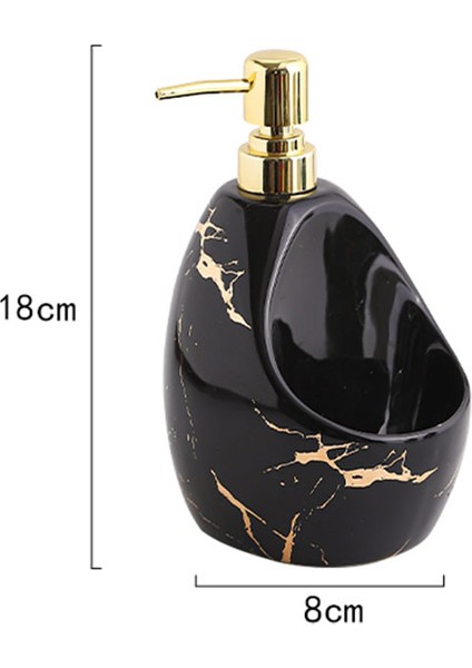 Fildişi Tarzı Diğer Çok Fonksiyonlu Kuzey Seramik Banyo Aksesuarları El Dezenfektanı Dispenser Şişeler Şampuan Duş Jeli Şişesi Sabun Tutucu (Yurt Dışından)