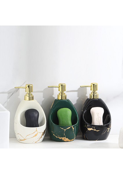 Fildişi Tarzı Diğer Çok Fonksiyonlu Kuzey Seramik Banyo Aksesuarları El Dezenfektanı Dispenser Şişeler Şampuan Duş Jeli Şişesi Sabun Tutucu (Yurt Dışından) fiyatları