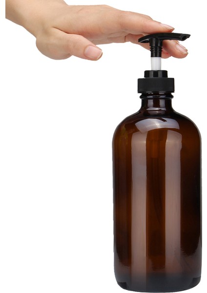 Tip 1 2pcs Stiline Basın 500ML Kahverengi Cam Sabun Pompası 250ML 500ML Banyo Teslimat Şişesi Şampuan Duş Jeli Saç Kremi Basit Basın Pompası Şişesi (Yurt Dışından) fırsatları