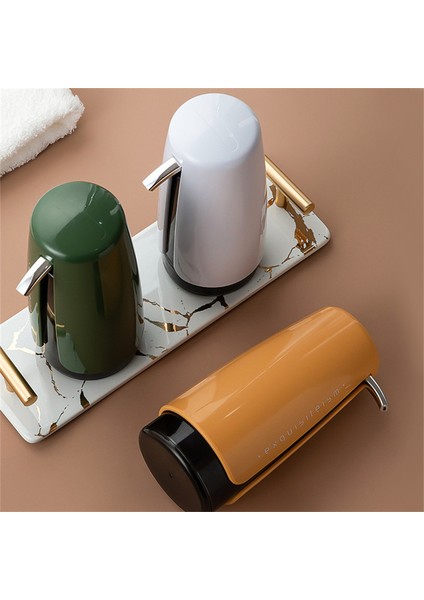 420ML Yeşil Stil 420ML 420ML Sıvı Sabunluklar Yeniden Doldurulabilir Şampuan Jel Tutucu Sabun Şişesi Köpüklü Losyonlar Boş Banyo Pompası Şişesi Ev Aksesuarları (Yurt Dışından) fırsatları