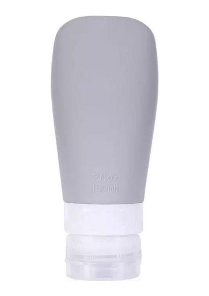 Açık Gri Stil 38ML Silikon Seyahat Şişesi ml Boş Sıkma Seyahat Kapları Sızdırmaz Doldurulabilir Şampuan Sprey Kondisyoner Losyon Için (Yurt Dışından)