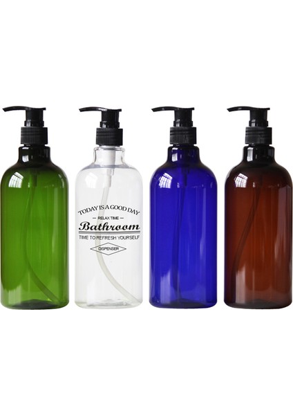 G Tarzı 500ML 500ML Sabunluk Şişe Mutfak El Dezenfektanı Şişesi Kozmetik Şampuan Vücut Yıkama Losyon Şişesi Açık Seyahat Şişesi (Yurt Dışından) fırsatları