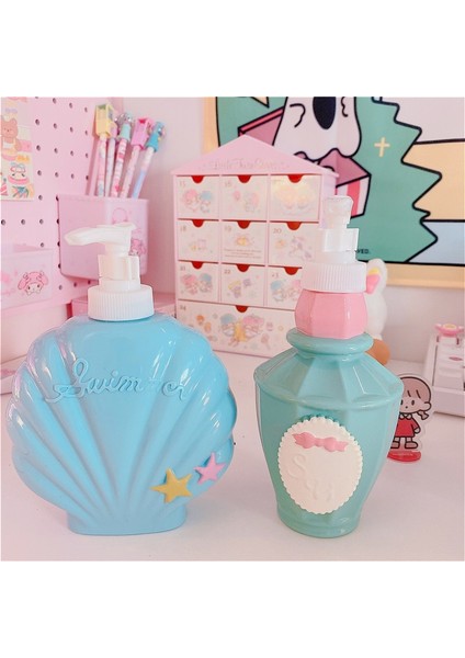 250ML Stili Sevimli Kabuk Parfüm Şekilli Banyo Şampuanı Şişesi 250ML Sabunluk Vücut Yıkama Saç Kremi Dolum Şişesi (Yurt Dışından) fiyatları
