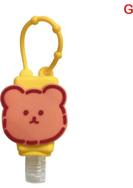 G Tarzı Yeni Ute Silikon Mini El Dezenfektanı El Jeli Tutucu Taşınabilir Güvenli Jel Tutucu Seyahat Şampuan Sabun Dağıtıcı Şişe 30ML (Yurt Dışından)