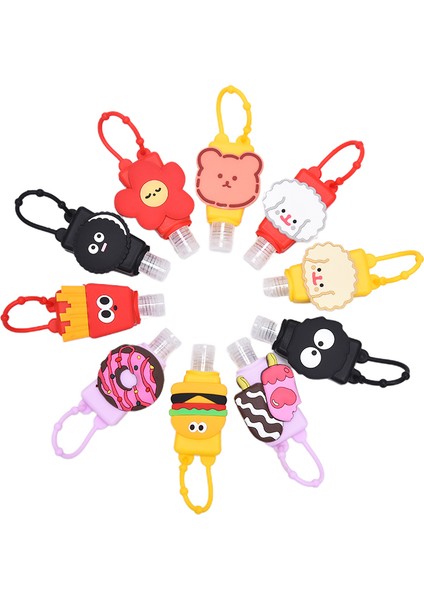 G Tarzı Yeni Ute Silikon Mini El Dezenfektanı El Jeli Tutucu Taşınabilir Güvenli Jel Tutucu Seyahat Şampuan Sabun Dağıtıcı Şişe 30ML (Yurt Dışından) fırsatları