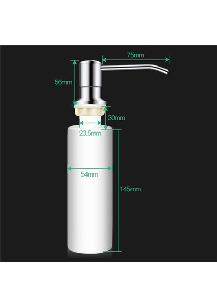 1 Adet Tarzı Diğer Mutfak Lavabo Sıvı Deterjan Şampuan Sabun Dağıtıcı Fırça Nikel Baş Abs Şişe - Türkçe E-Ticaret Başlığı (Yurt Dışından)