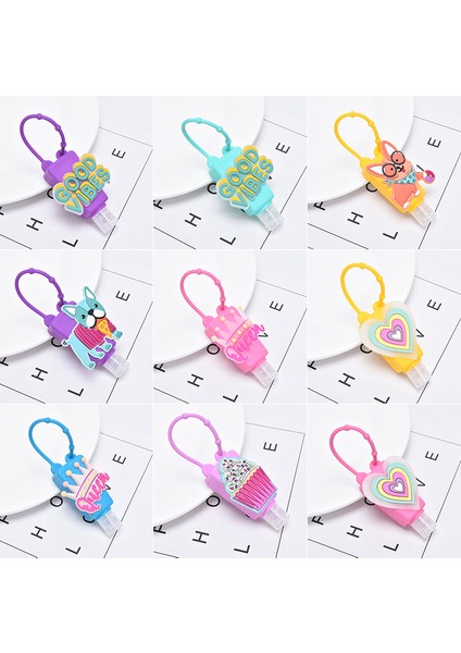 E Stili 30ML 30 ml Silikon Mini El Dezenfektanı Seyahat Taşınabilir Güvenli Jel Tutucu Tek Kullanımlık Temizlik Sabunu Dispenser El Jeli Tutucu Çocuklar Için (Yurt Dışından) fırsatları