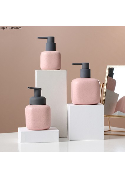 Açık Yeşil Tarzı 1 Adet Seramik Losyon Şişesi Otel Sabunluk Mutfak El Dezenfektanı Saklama Seyahat Şampuan Şişesi Banyo Aksesuarı (Yurt Dışından) fırsatları