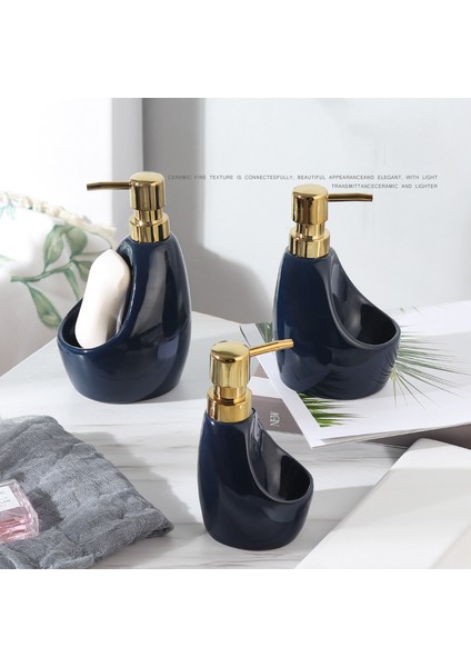 C-L Stili Ev Dekorasyonu Banyo Aksesuarları Için 580ML Seramik Çok Fonksiyonlu Sıvı Sabunluk (Yurt Dışından) fiyatları