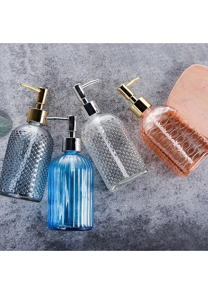 No.15 Tarzı 350-400ML Banyo Dekorasyonu Için 400ML Cam Banyo Aksesuarları Emülsiyon Losyon Şişe Pompalı Şampuan El Dezenfektanı Sıvı Dağıtıcı (Yurt Dışından) fırsatları