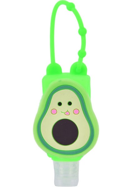 Turuncu Tarzı Sevimli Çocuklar 30 ml Boş Seyahat Şişesi El Dezenfektanı Tutucusu ile Silikon Kılıf Sızdırmaz Doldurulabilir Taşınabilir Kaplar (Yurt Dışından)