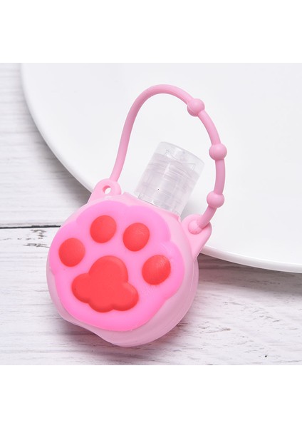 As Picture Shows 30ML Çizgi Film Kedi Pati Baykuş Yuvarlak Şişe Kılıfı Silikon Jel Kılıf El Dezenfektanı Için (Yurt Dışından)