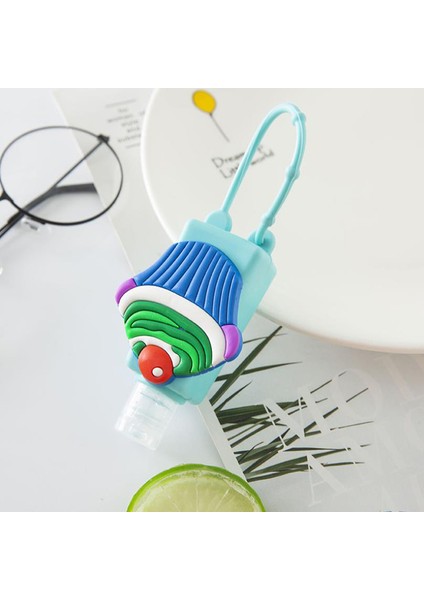 Ben Stil 30ML Silikon El Dezenfektanı Tutucu Seyahat Taşınabilir Güvenli Jel Tutucu Askılı Sıvı Sabun Dağıtıcı Kapları Çeşitli Stiller (Yurt Dışından)