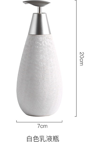 B01 Stili Seramik Losyon Şişesi Duş Jeli Şişesi Ev Aksesuarları El Dezenfektanı Şişesi Sabunluk Losyon Kabı Banyo Ürünleri (Yurt Dışından)