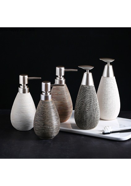 B01 Stili Seramik Losyon Şişesi Duş Jeli Şişesi Ev Aksesuarları El Dezenfektanı Şişesi Sabunluk Losyon Kabı Banyo Ürünleri (Yurt Dışından) fiyatları