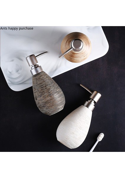 B01 Stili Seramik Losyon Şişesi Duş Jeli Şişesi Ev Aksesuarları El Dezenfektanı Şişesi Sabunluk Losyon Kabı Banyo Ürünleri (Yurt Dışından) indirimleri