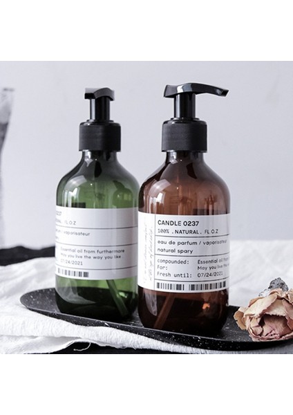 IH1070D1 Stili Kahverengi Banyo Duş Jeli Şişesi Şampuan Yıkama Saç Kremi Losyon Basın Pompası Dolum Şişesi (Yurt Dışından) fiyatları